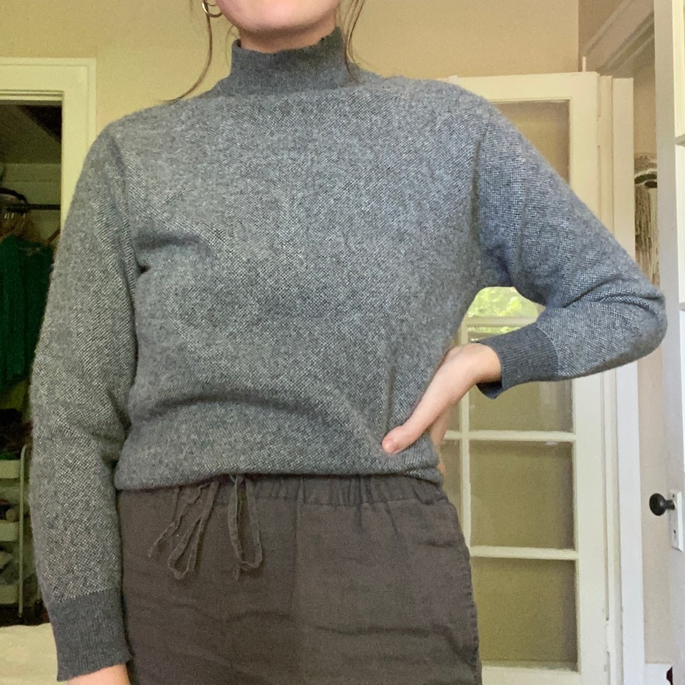 Multi tone grey sweater